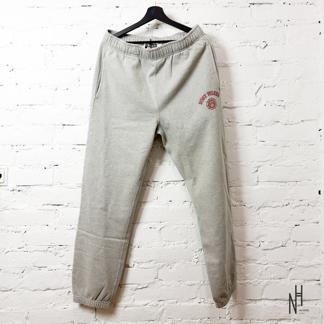 BAPE Busy Works Sweatpant Gray spodnie męskie N-Hype