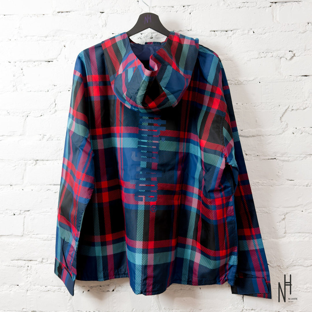 BAPE Checkered Anorak Nylon Jacket Multicolor N-Hype streetwear kurtka modna street fashion