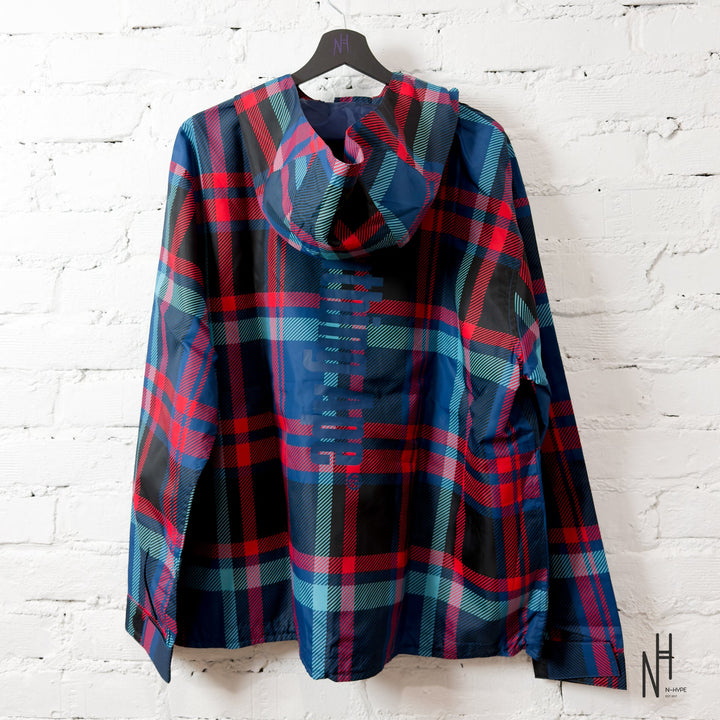 BAPE Checkered Anorak Nylon Jacket Multicolor N-Hype streetwear kurtka modna street fashion