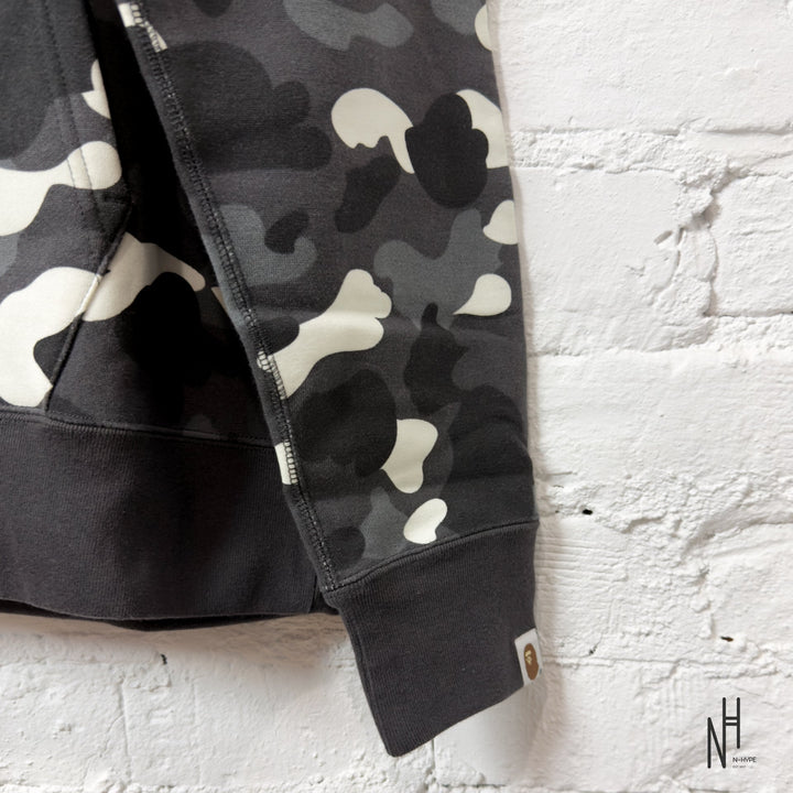 BAPE City Camo Large Ape Head Pullover Hoodie SS24 Black N-Hype streetwear sweatshirt