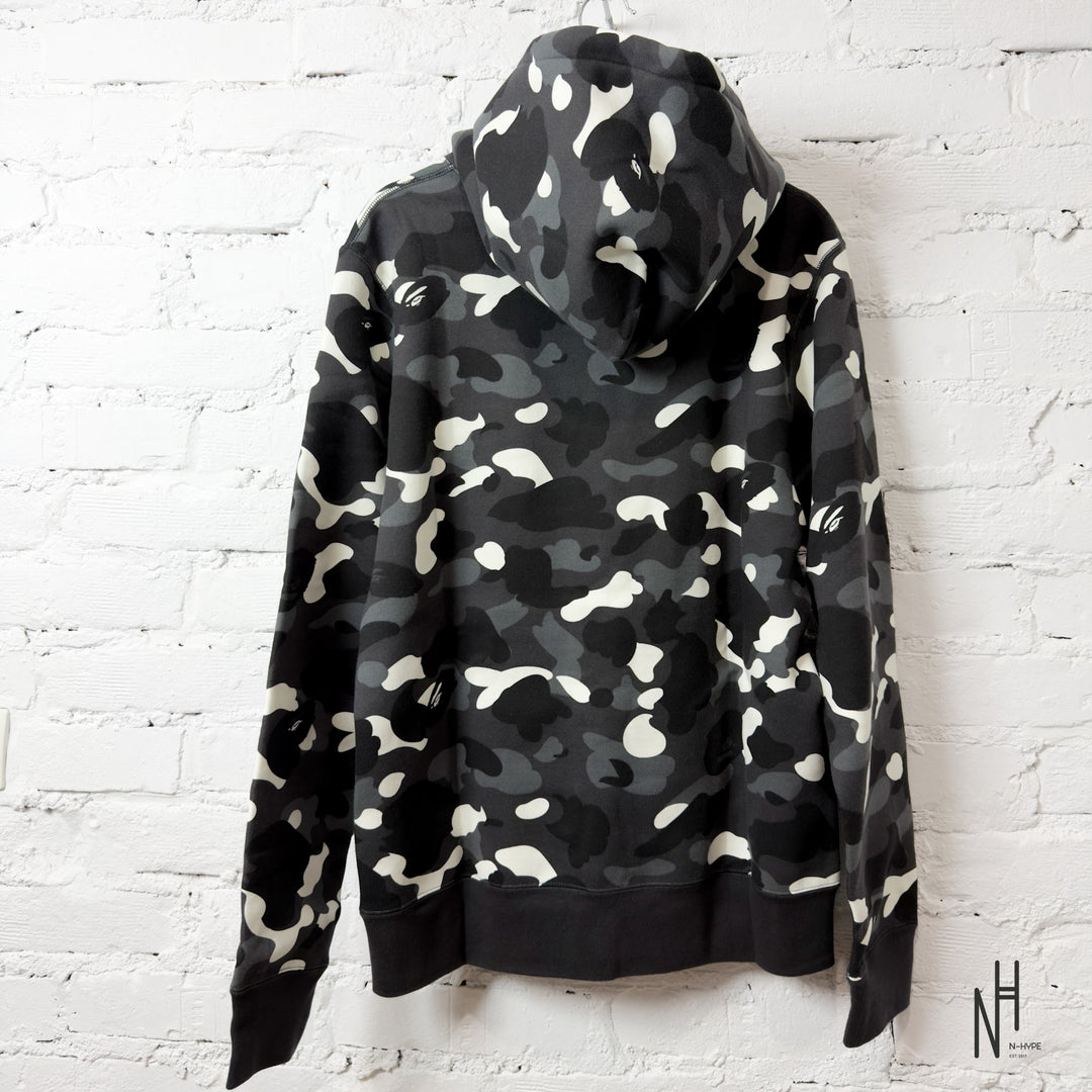 BAPE City Camo Large Ape Head Pullover Hoodie SS24 Black N-Hype Hoodie Streetwear Black Ape Head Design