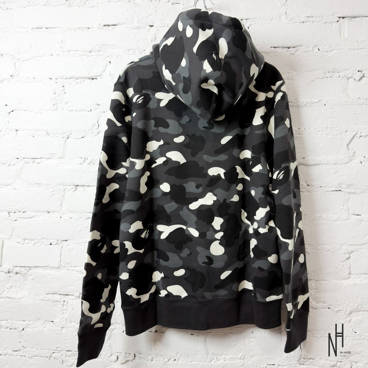 BAPE City Camo Large Ape Head Pullover Hoodie SS24 Black N-Hype Hoodie Streetwear Black Ape Head Design