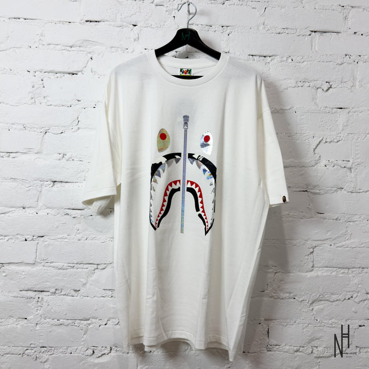 BAPE City Camo Shark Tee biała czarna N-Hype koszulka męska