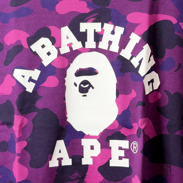 Bape Color Camo College Tank Top Purple streetwear N-Hype