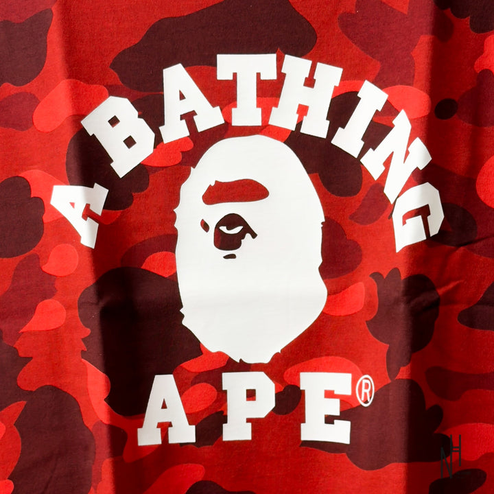BAPE Color Camo College Tank Top Red streetwear N-Hype tank top sneakers koszulka czerwona
