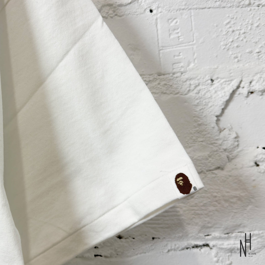 BAPE Color Camo Silver Zip Shark Tee (SS23) White Purple - zdjęcie 3 - N-Hype