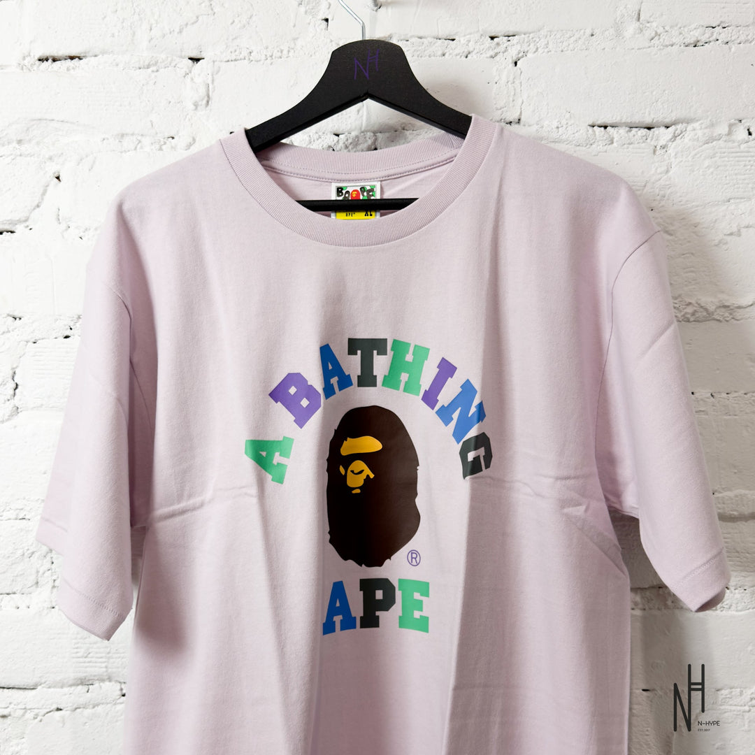 BAPE Colors College Tee (SS23) Purple koszulka męska N-Hype