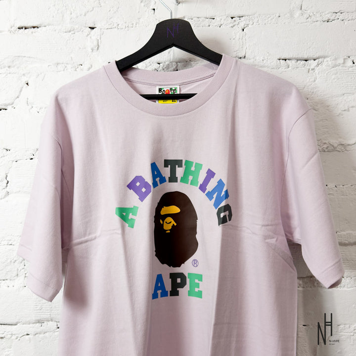 BAPE Colors College Tee (SS23) Purple koszulka męska N-Hype