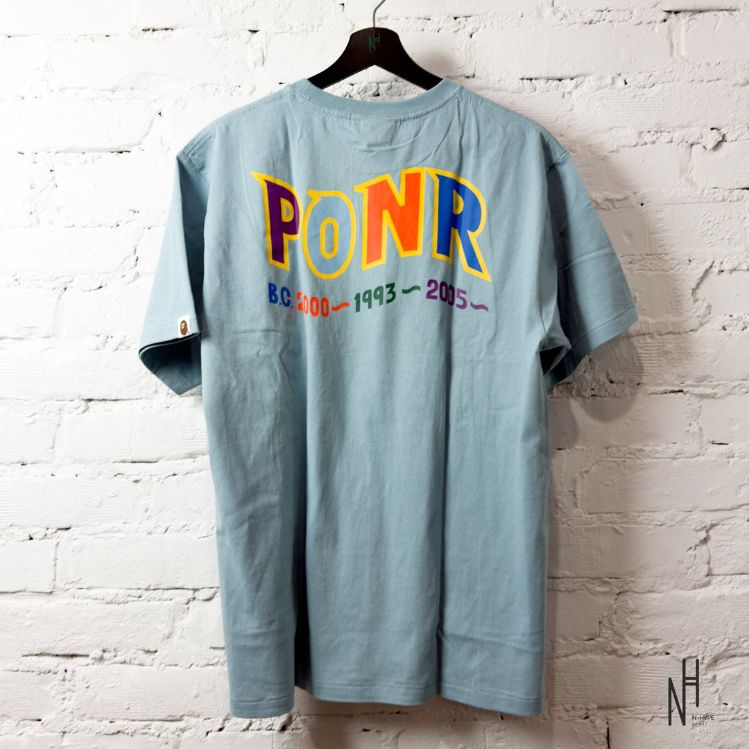 BAPE Colors Shark PONR Tee Sax koszulka męska N-Hype