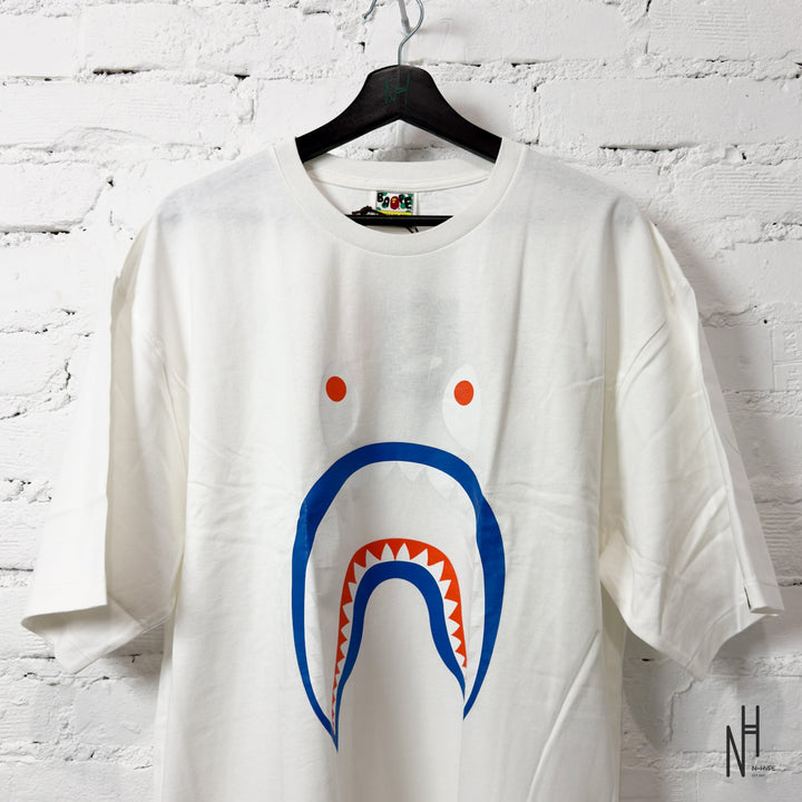 BAPE Colors Shark PONR Tee White t-shirt męski N-Hype