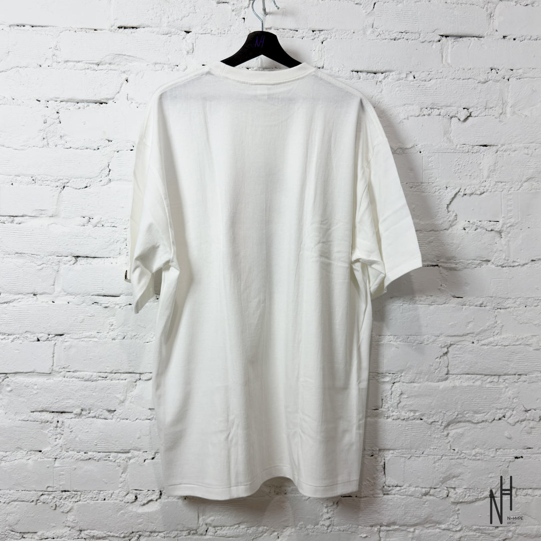 BAPE Fans Scarf Ape Head Tee White t-shirt N-Hype