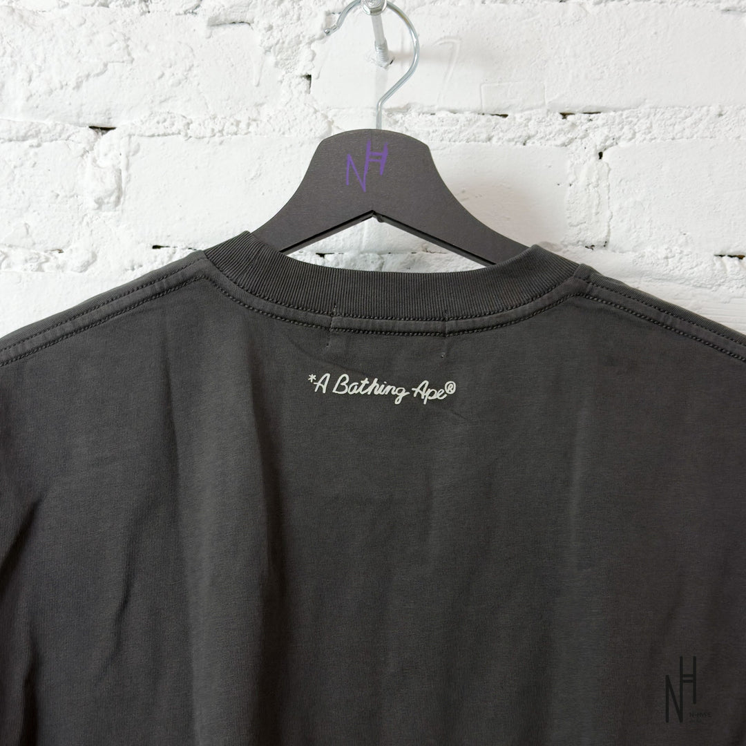BAPE Garment Dye Shark Relaxed Fit Tee Black koszulka męska N-Hype.