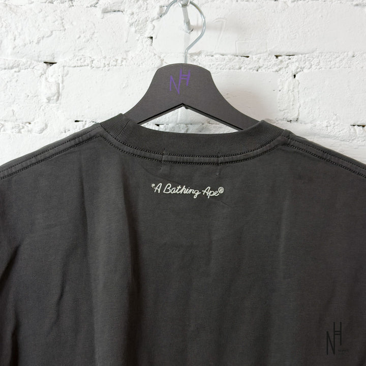 BAPE Garment Dye Shark Relaxed Fit Tee Black koszulka męska N-Hype.
