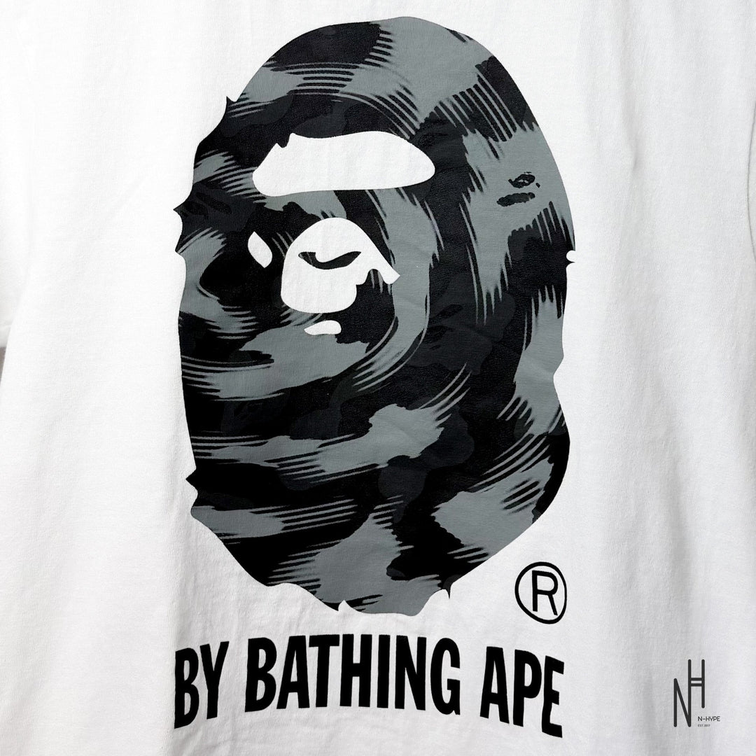BAPE Grid Camo By Bathing Ape Tee FW22 White Black N-Hype koszulka męska streetwear