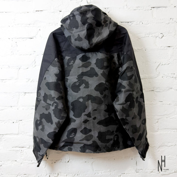 Bape Jacquard Snowboard Jacket Black N-Hype streetwear jacket