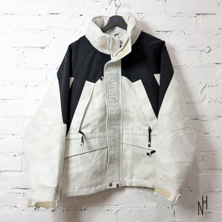 Bape Jacquard Snowboard Jacket szary N-Hype.