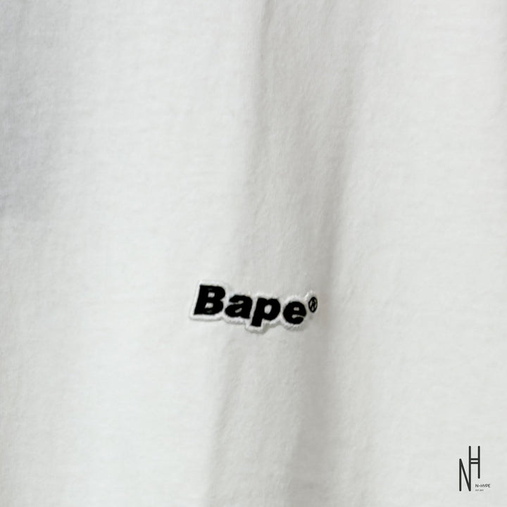 T-shirt BAPE Logo One Point Relaxed Fit Tee biały N-Hype