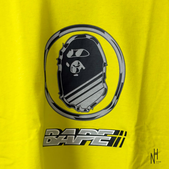 BAPE Logo Tee Yellow koszulka męska streetwear N-Hype