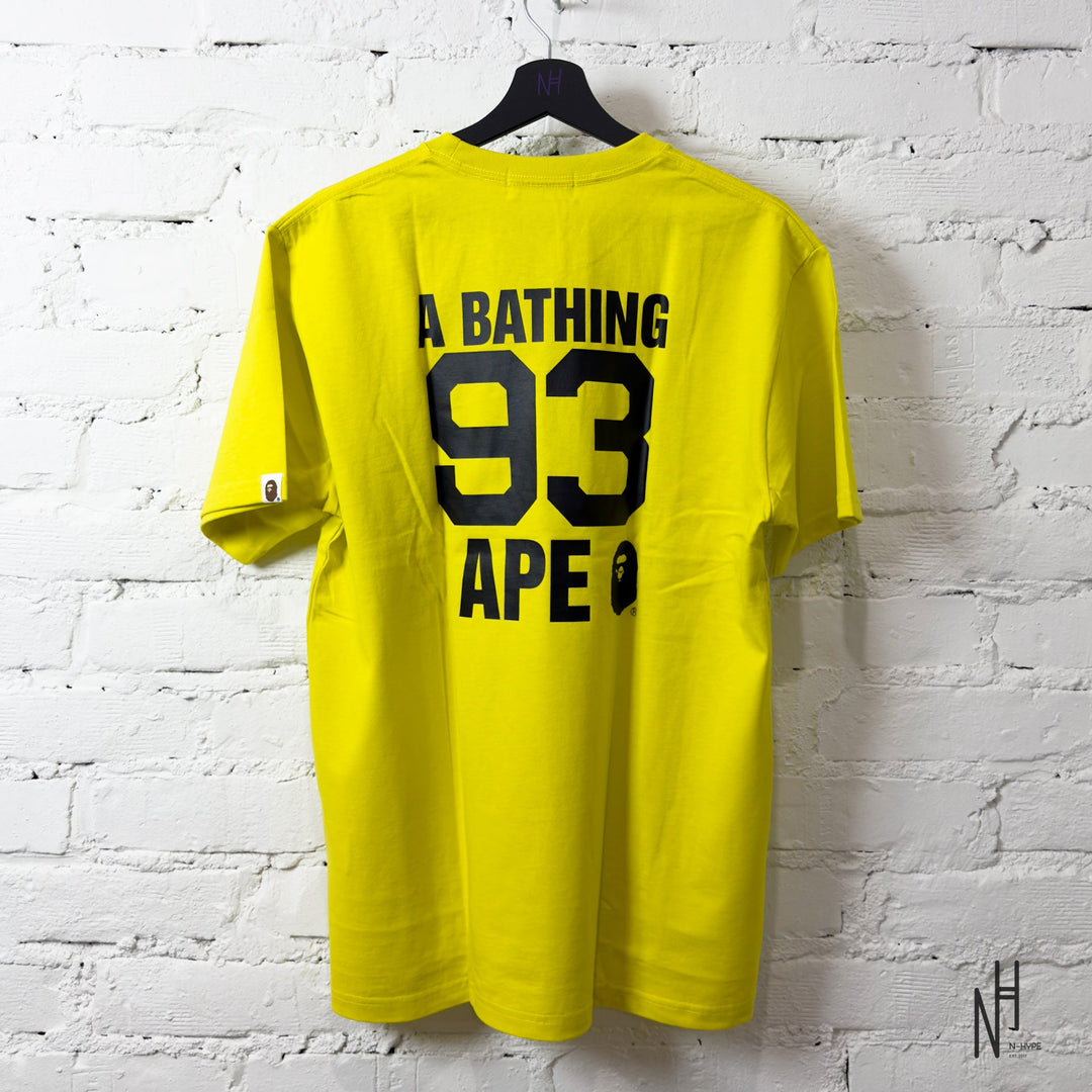 BAPE Logo Tee Yellow koszulka męska marki BAPE w kolorze żółtym N-Hype.