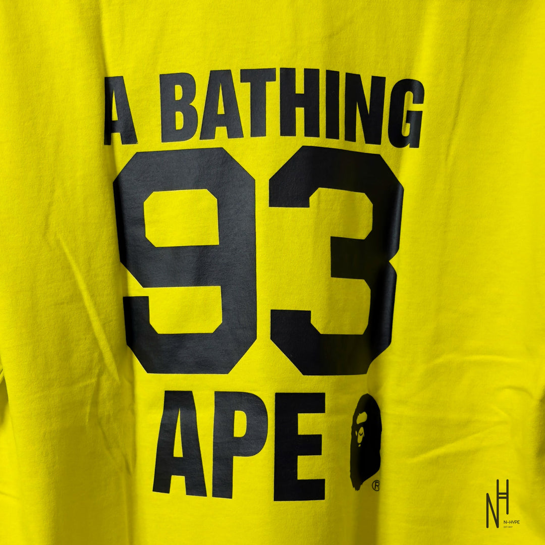 BAPE Logo Tee Yellow koszulka męska marki BAPE w kolorze żółtym N-Hype