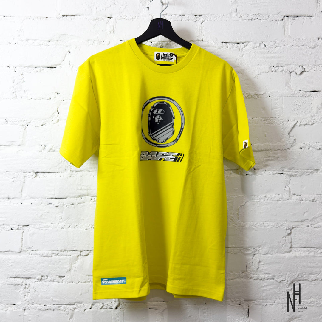 BAPE Logo Tee Yellow koszulka męska marki BAPE w kolorze żółtym w sklepie N-Hype.