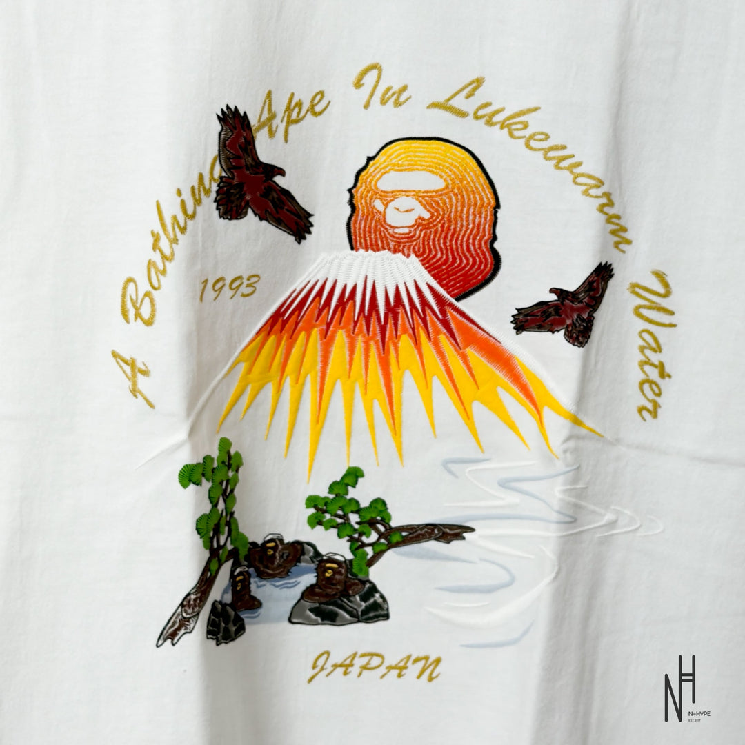 Bape One Fuji Two Taka Three Apes Souvenir sneakers męskie białe N-Hype