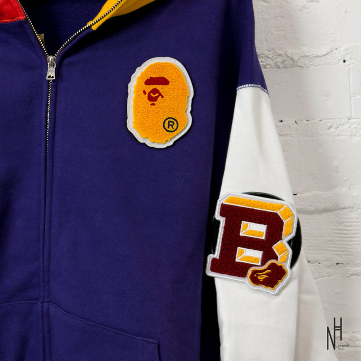 Bape Shark Full Zip Hoodie US Mens Navy bluza męska N-Hype