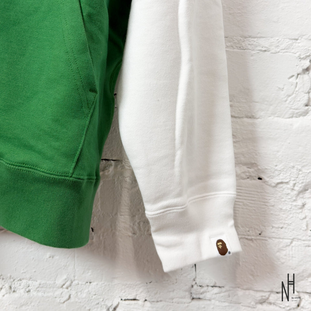 BAPE Shark Full Zip Italy Hoodie Green N-Hype streetwear fashion sweatshirt.