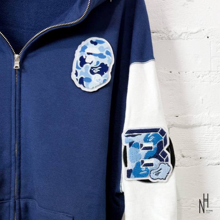 BAPE Shark Full Zip UK Hoodie Red męska N-Hype streetwear sklep
