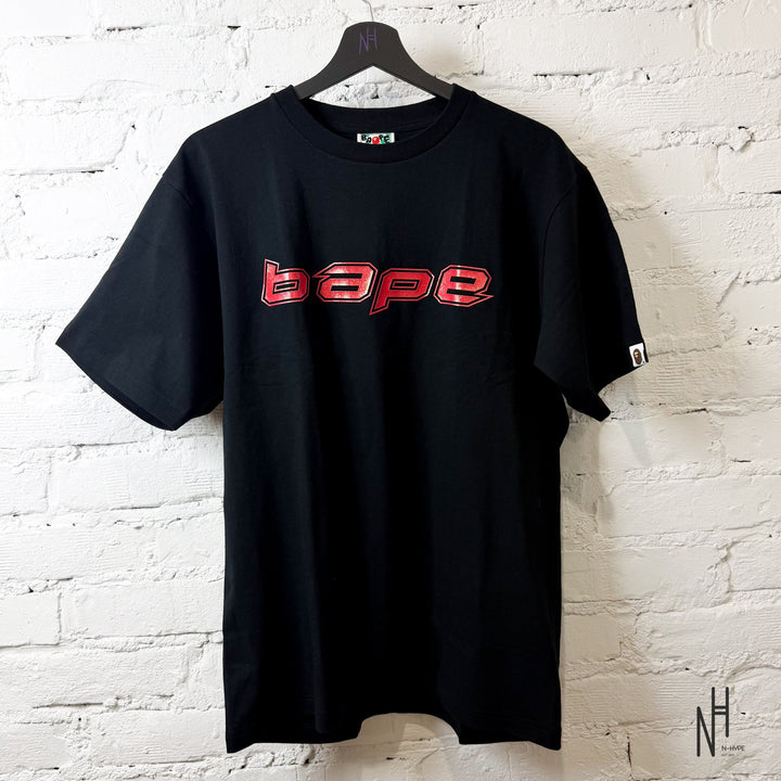 BAPE Silicon Logo Tee czarna koszulka męska N-Hype