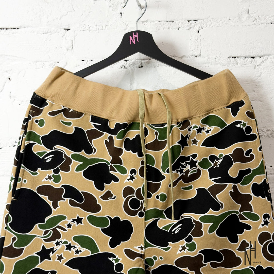 BAPE Sta Camo Sweatpants Yellow spodnie męskie N-Hype
