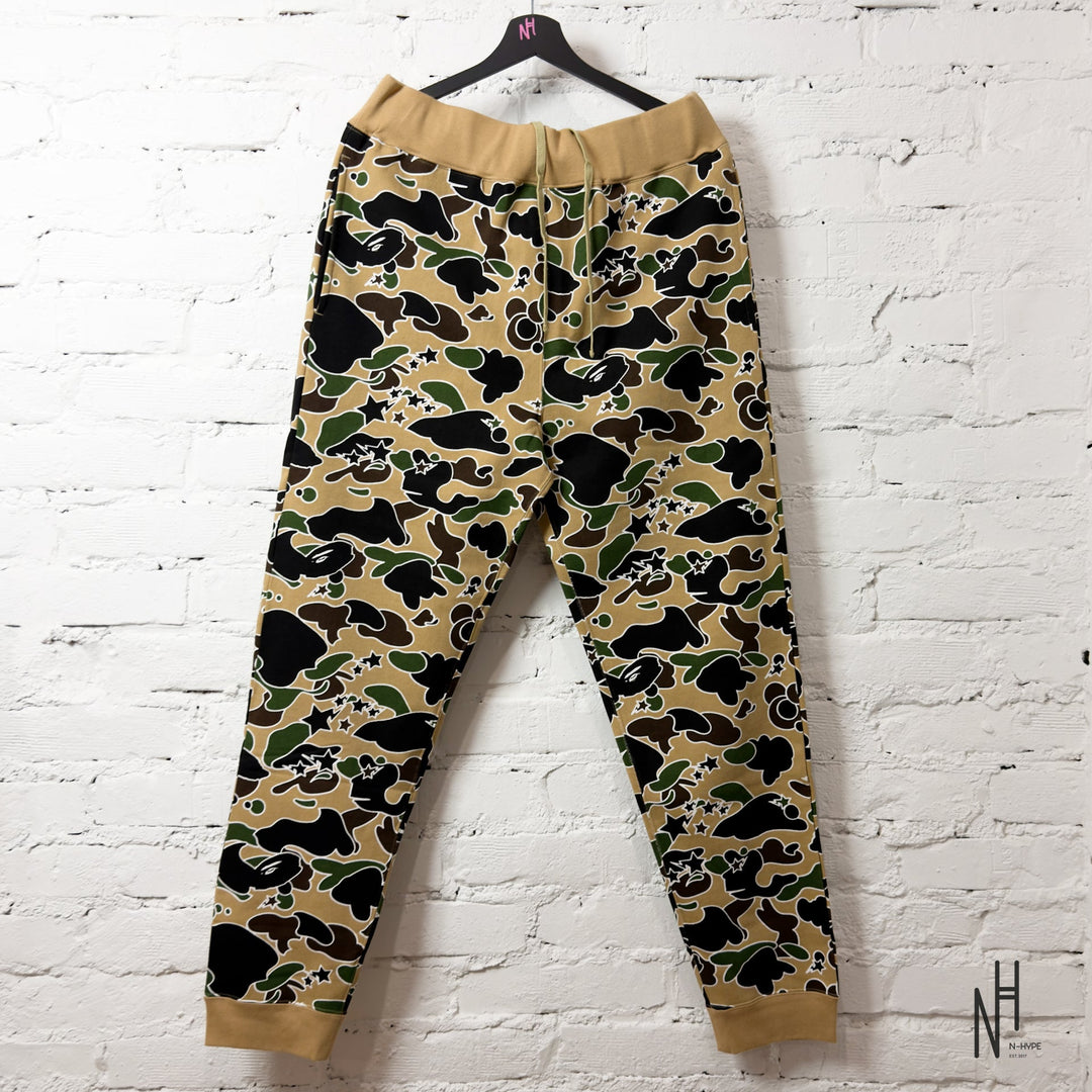 BAPE Sta Camo Sweatpants Yellow spodnie męskie N-Hype