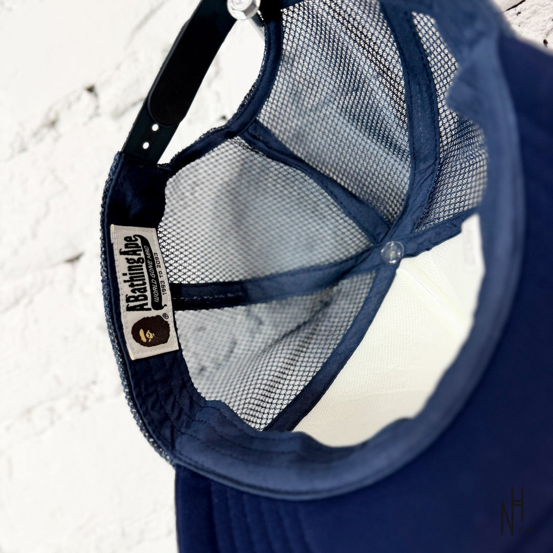 BAPE Summer Pack Hat SS23 White Blue streetwear cap N-Hype