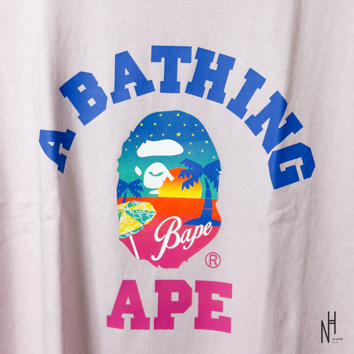BAPE Sunset Beach Tee Purple - zdjęcie 2 - N-Hype