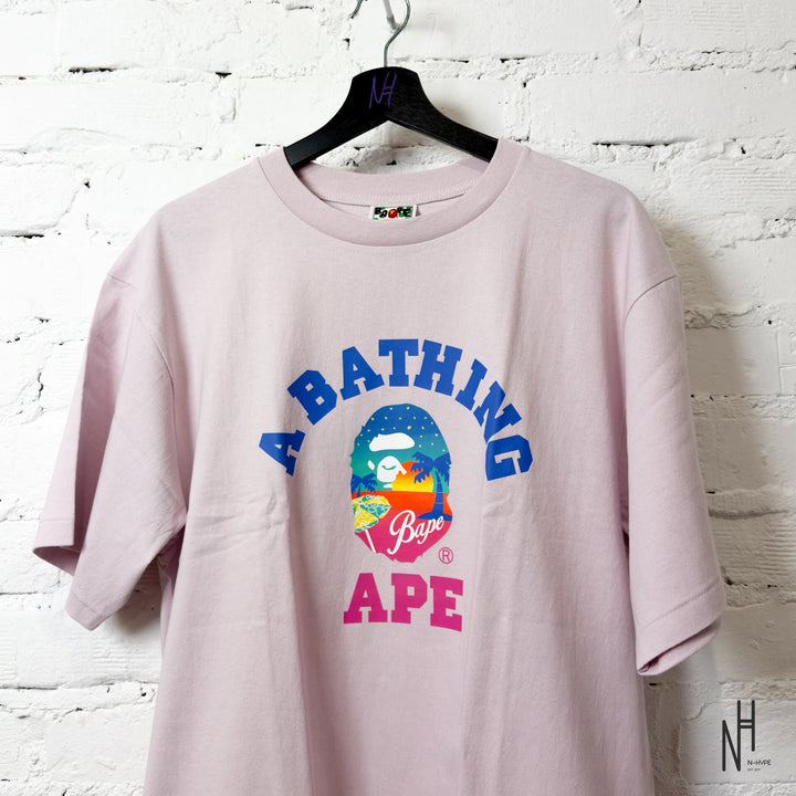 BAPE Sunset Beach Tee Purple - zdjęcie 3 - N-Hype