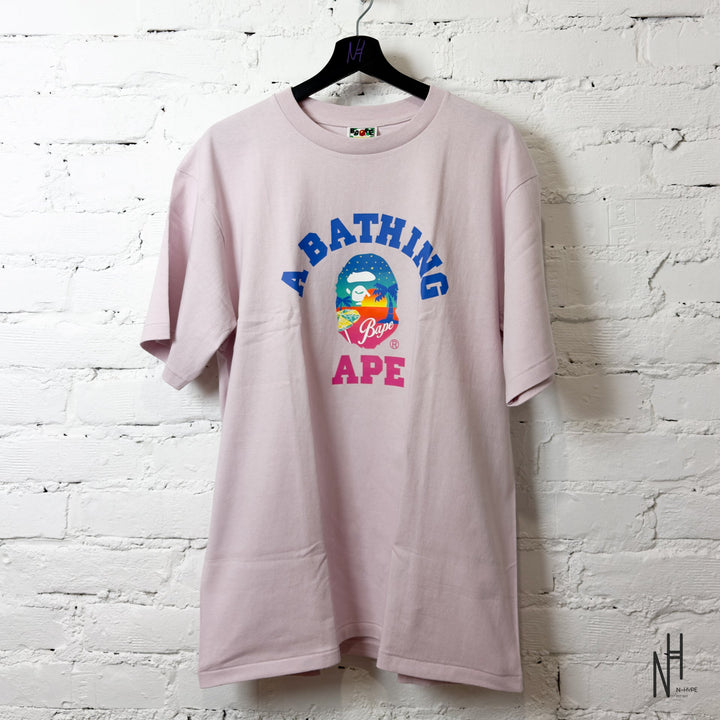 BAPE Sunset Beach Tee Purple - N-Hype
