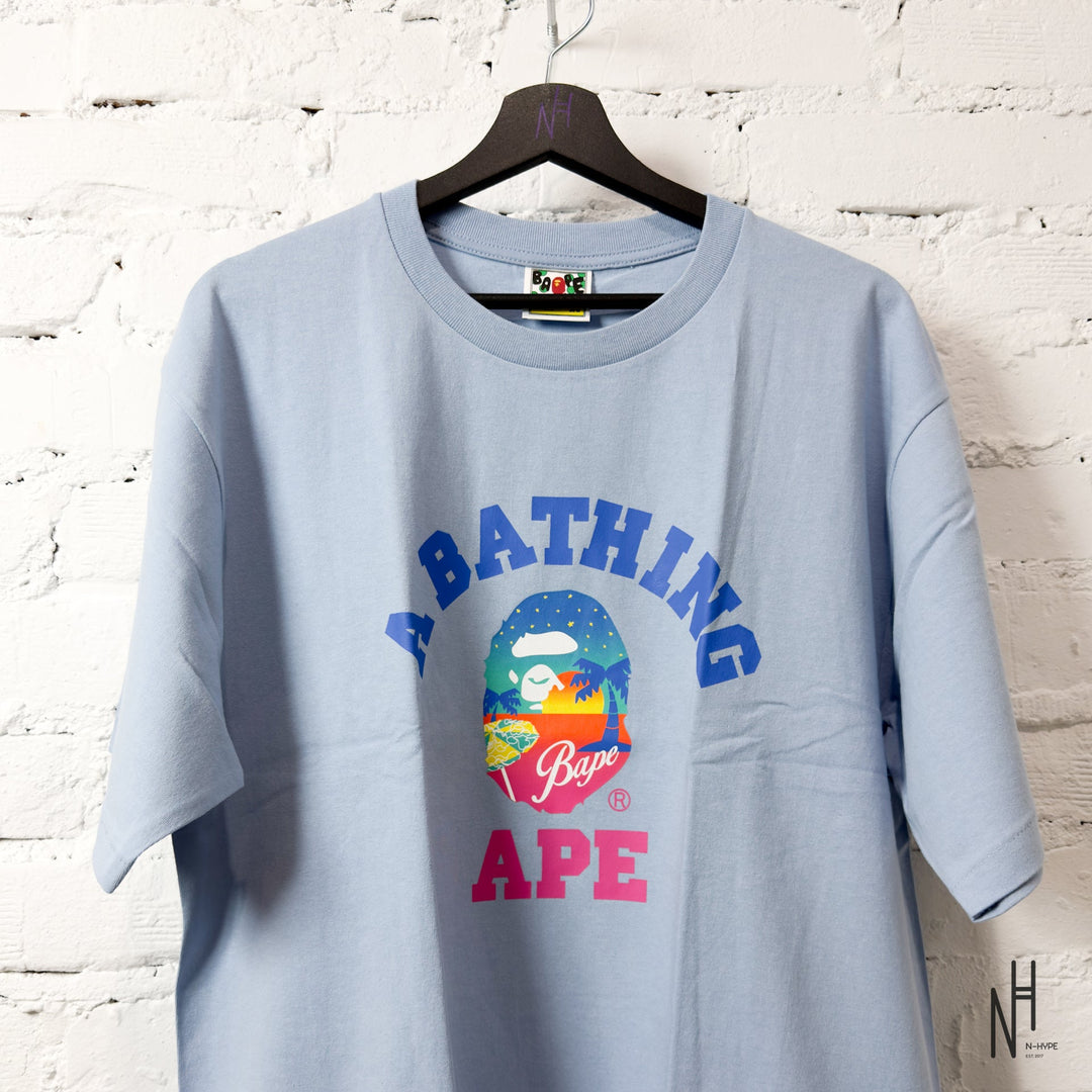 BAPE Sunset Beach Tee Sax koszulka męska czarna N-Hype.