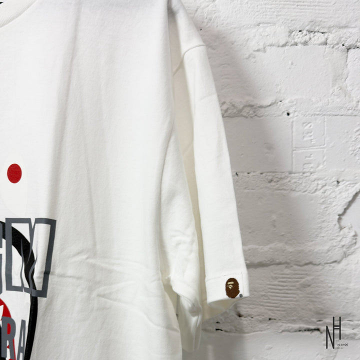 BAPE Tiger Shark Tee White koszulka męska N-Hype biało-niebieska