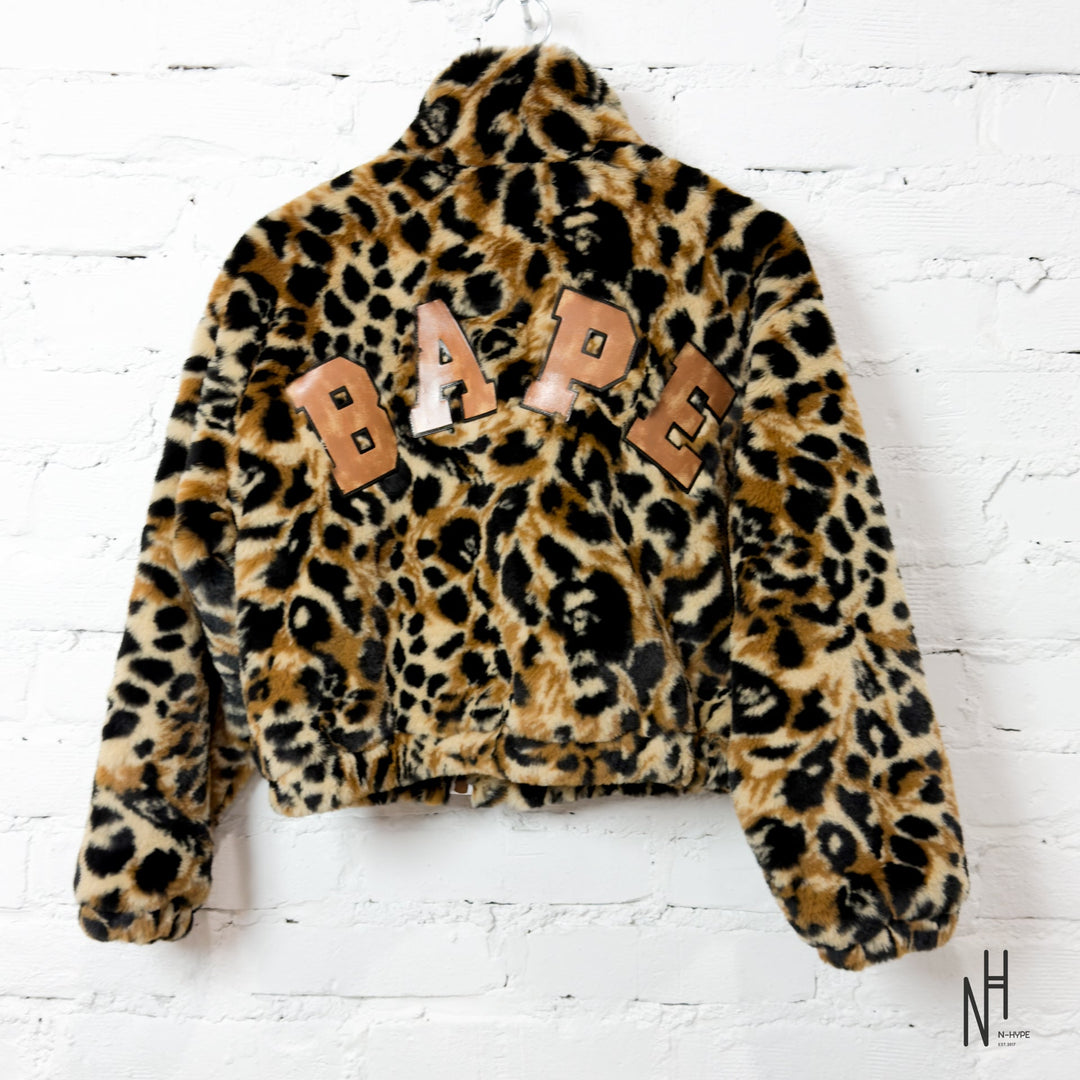 Bape Wild Leopard Pattern sneakers męskie N-Hype