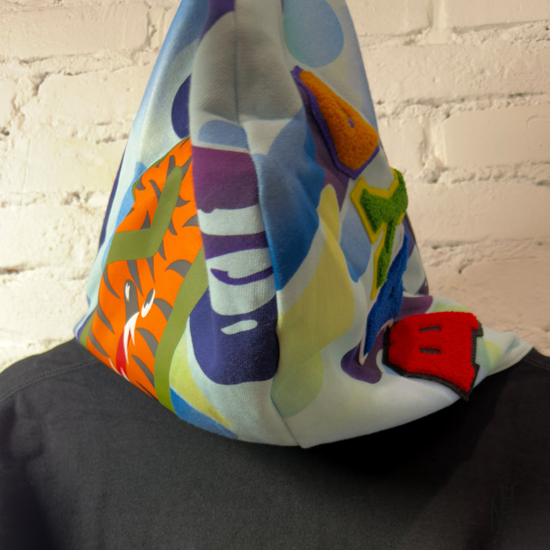 BAPE x BAYC Shark Full Zip Hoodie czarny N-Hype streetwear