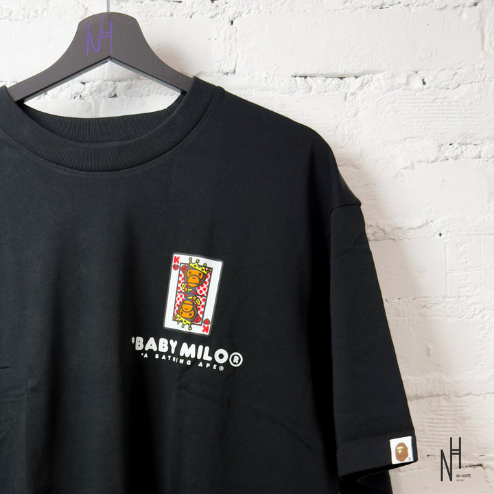 Bape x ComplexCon Baby Milo Las Vegas Black Tee N-Hype koszulka dziecięca czarna z nadrukiem Baby Milo Las Vegas