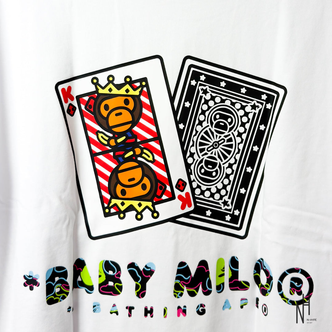 Bape x ComplexCon Baby Milo Las Vegas White Tee N-Hype koszulka dziecięca.