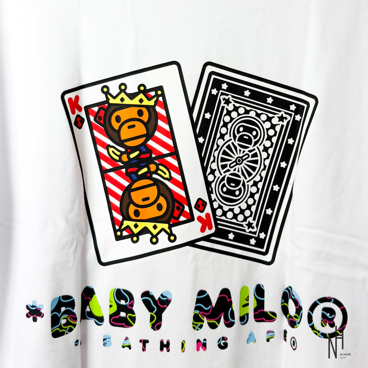 Bape x ComplexCon Baby Milo Las Vegas White Tee N-Hype koszulka dziecięca.