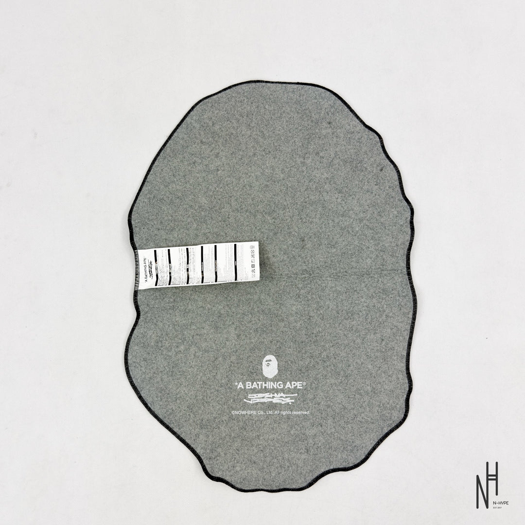 BAPE x Joshua Vides Ape Head Rug Black dywan marki N-Hype