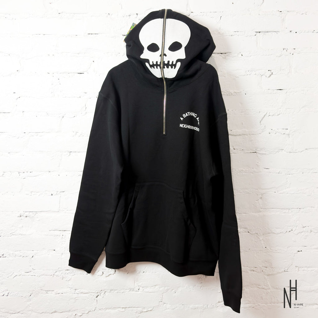 Bluza BAPE x Neighborhood Two Face Half Zip Pullover Hoodie