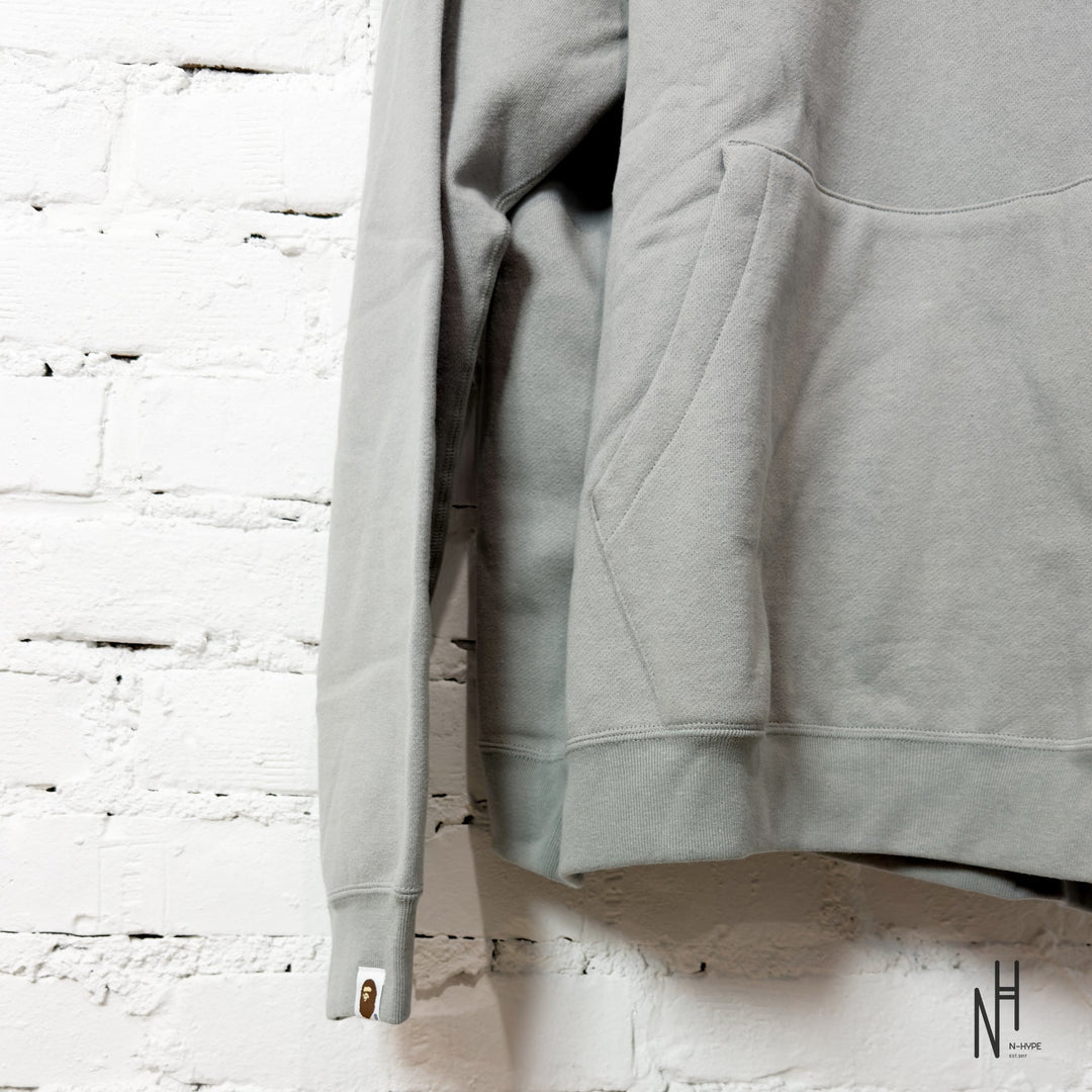 BAPE x Neighborhood Two Face Half Zip Pullover Hoodie szary N-Hype - męska bluza z kapturem.