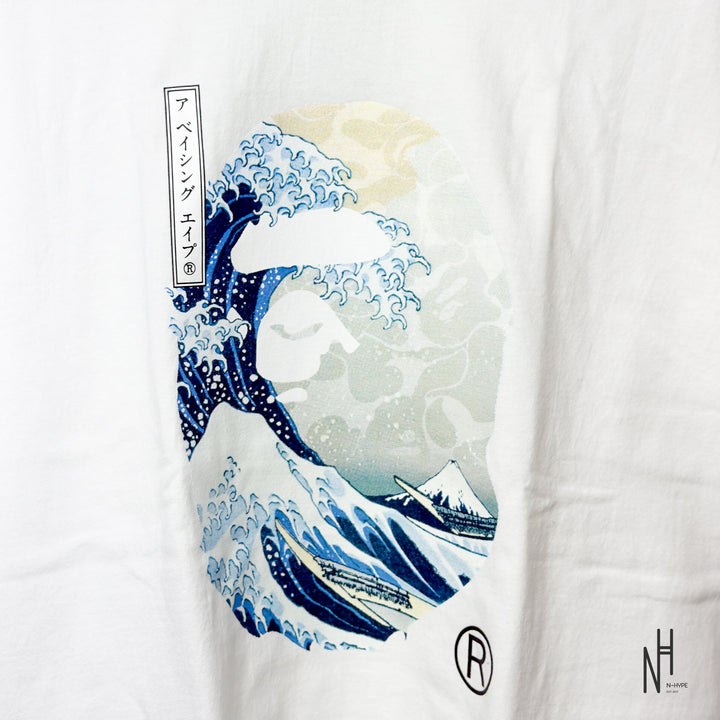 BAPE x UKIYO-E White Tee koszulka męska N-Hype