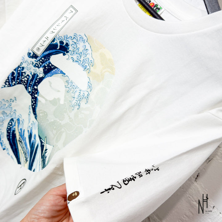 BAPE x UKIYO-E White Tee koszulka męska N-Hype