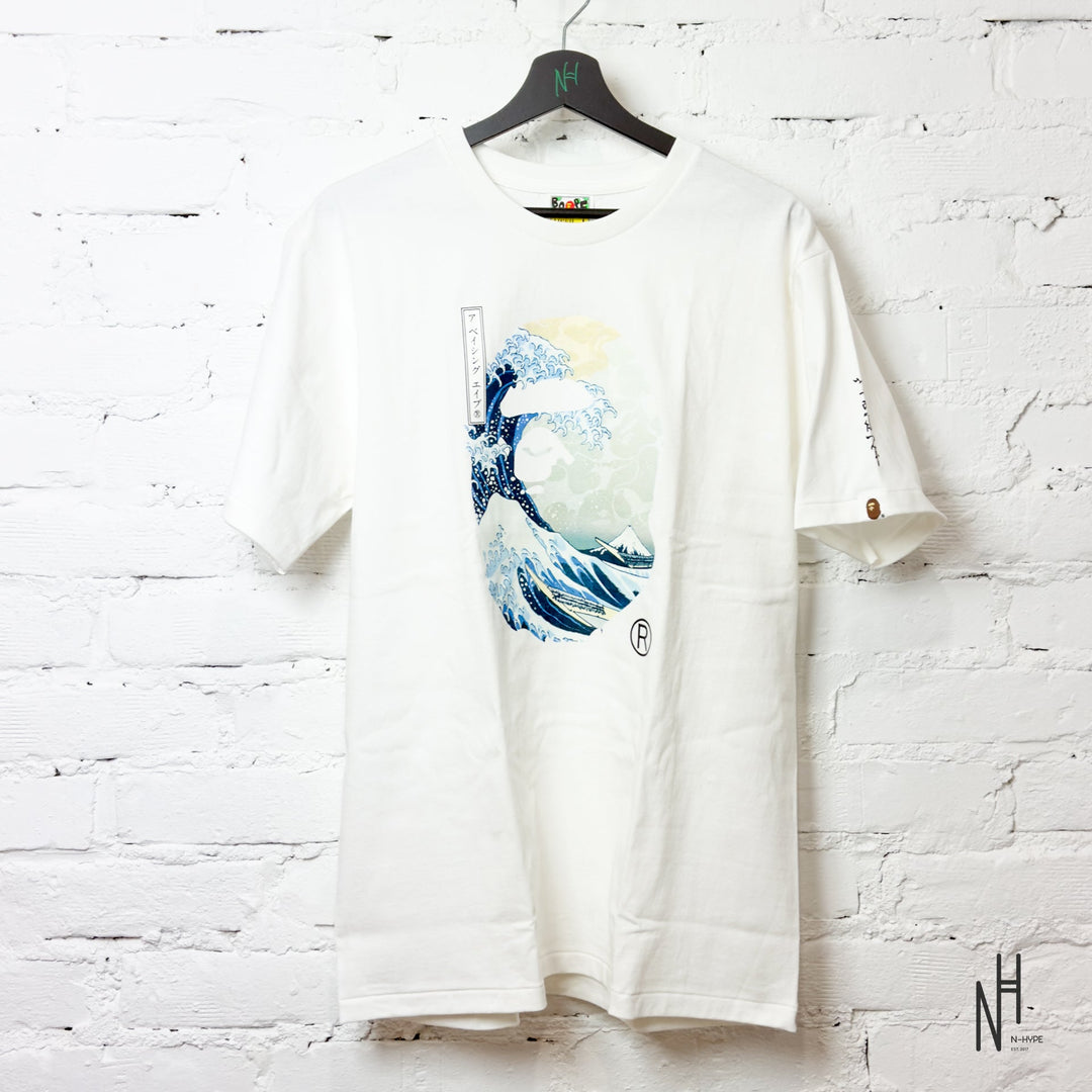 BAPE x UKIYO-E White Tee koszulka męska streetwear N-Hype