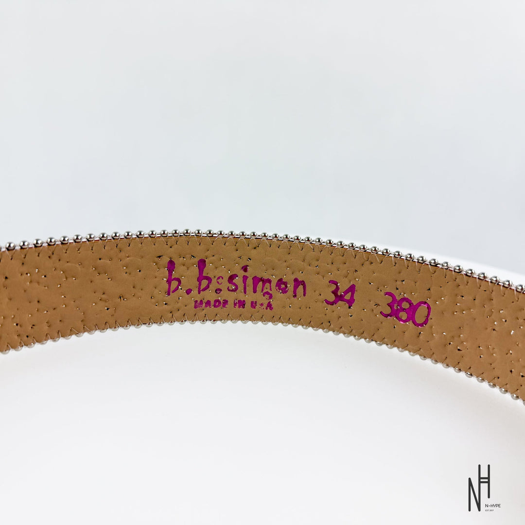 B.B. Simon The Trojan Red Belt N-Hype streetwear fashion accessory.